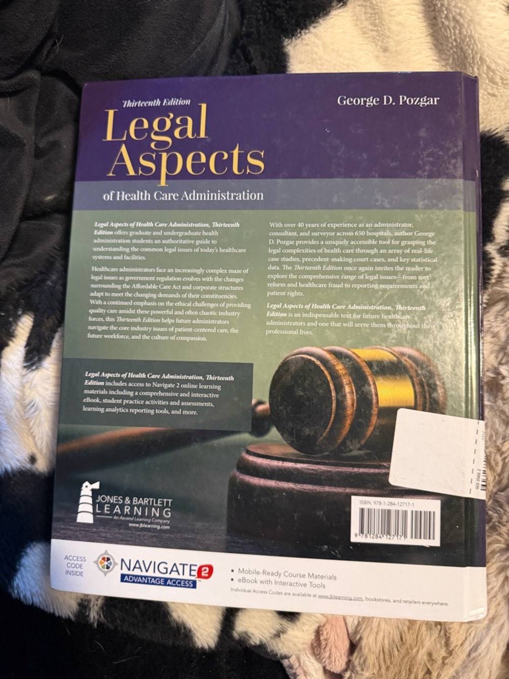 Legal Aspects of Health Care Administration 13th edition - Picture 2 of 2
